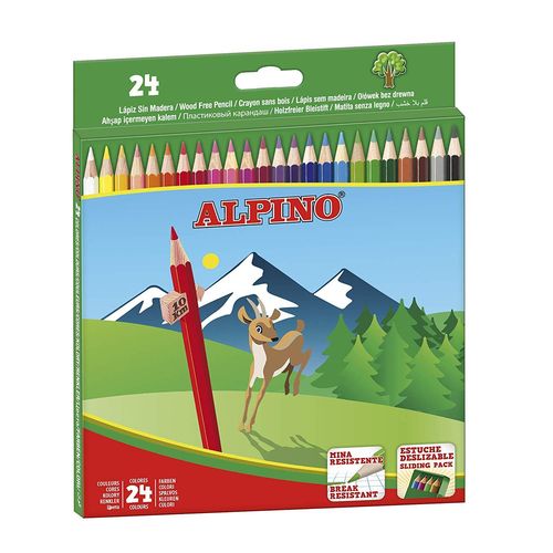 Lápices de Colores 24 Alpino