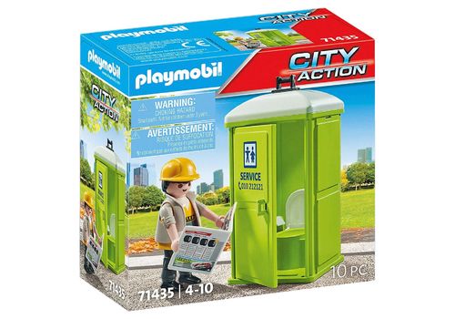 Playmobil City Action 71435 Aseo Portátil