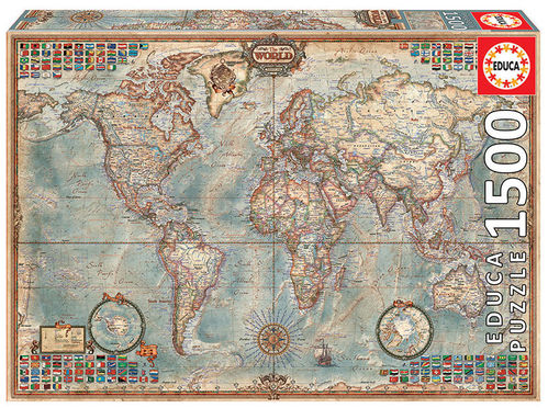 Puzzle Mapa Político Mundo