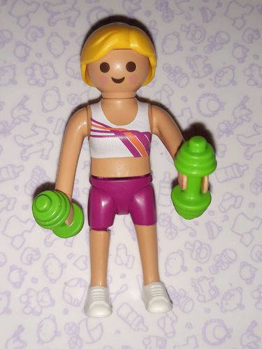 Playmobil 70566 Serie 19 Chica Fitness