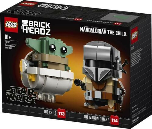 Lego 75317 Star Wars BrickHeadz el Mandaloriano y el Niño