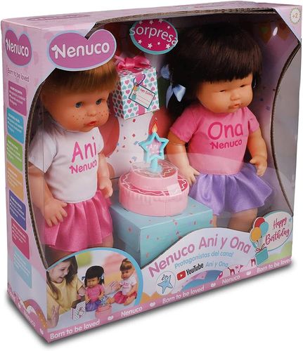 Muñecas Nenuco Ani y Ona Feliz Cumpleaños
