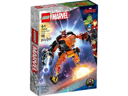 Lego Marvel 76243 Armadura Robótica Rocket
